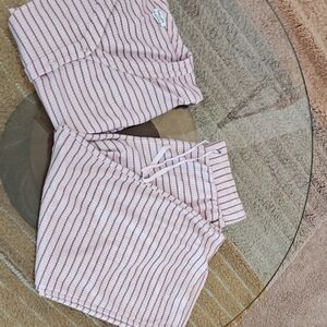 Splendid Cozy Striped cropped Pajama Set